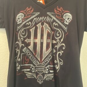 Harley-Davidson V neck TShirt never worn with tags